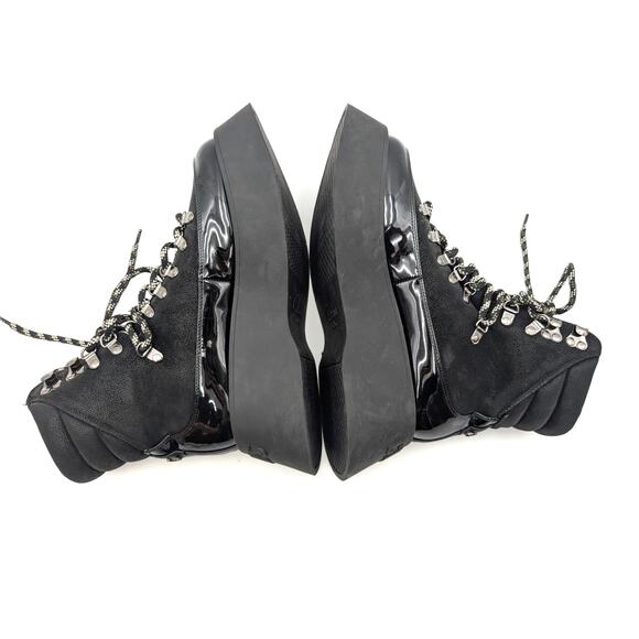 Circus NY by Sam Edelman Gail Lace-Up Platform Boot Women's Black Sz US8.5M EU39 - Picture 5 of 15